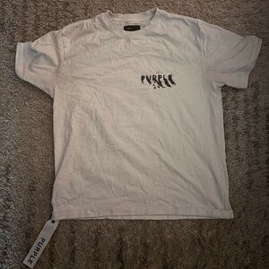 Purple Brand White and Black T-Shirt for Men